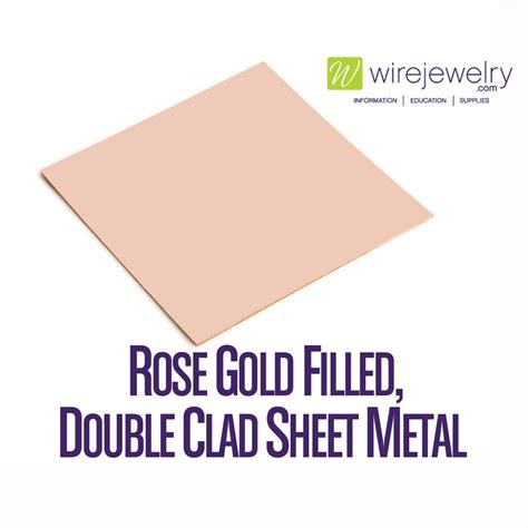 rose gold filled sheet metal|Rose Gold Filled Sheet .